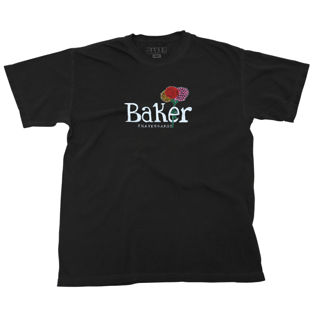Baker Fleurs Tee - (Black Wash)