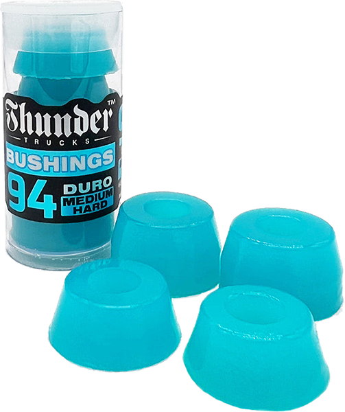 Thunder bushings Med Hard 94 duro-(clear light blue)