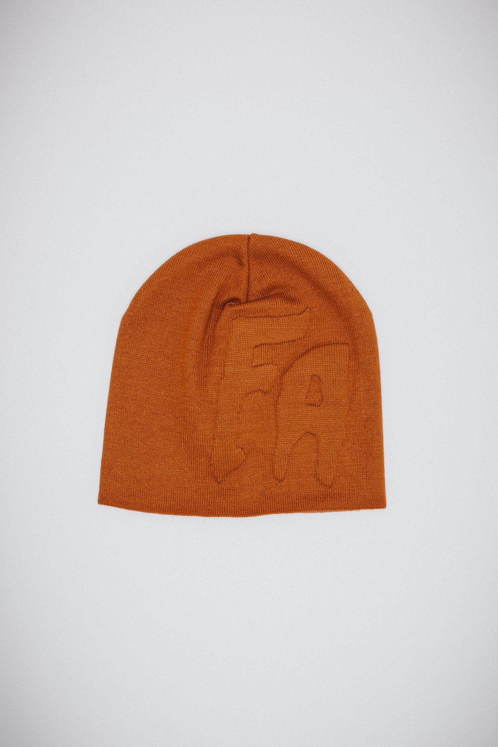 Fucking Awesome Lesser God Skull Beanie (Brown)