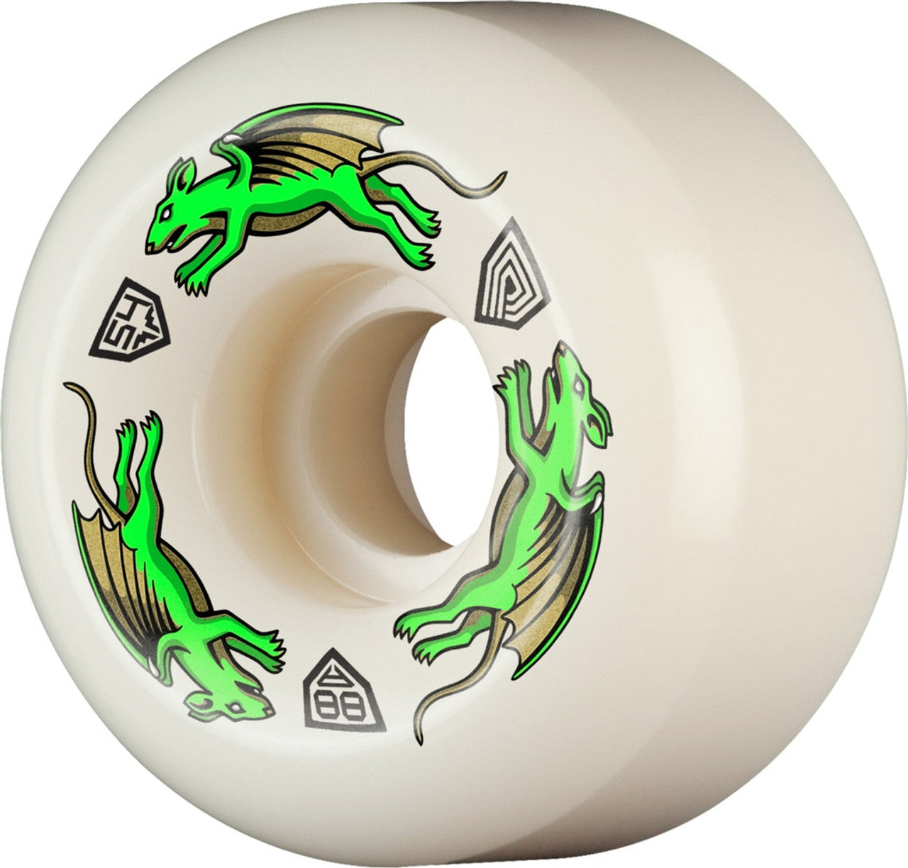 Powell Dragon Formula Green Nano Rats Av6 56mm X 36mm 88a