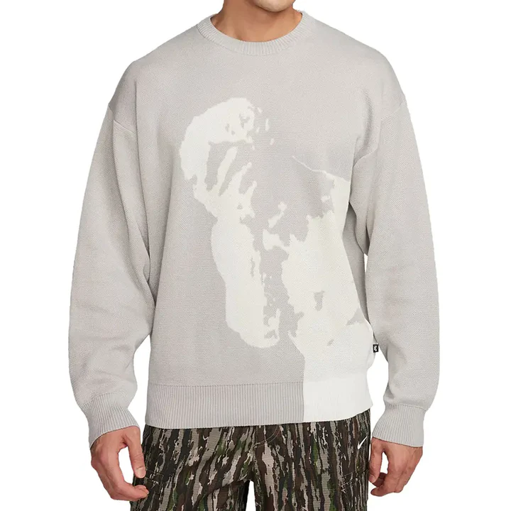 Nike SB Corporate Skate Knit Sweater-(Grey)