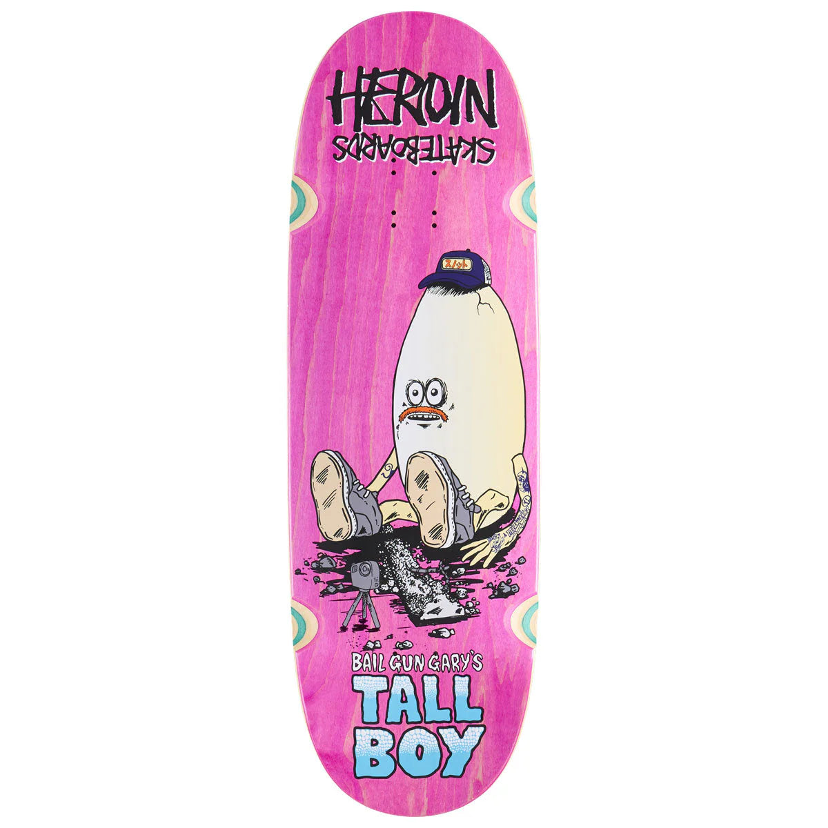 Heroin Bail Gun Garys Tall Boy Deck-(10.25)