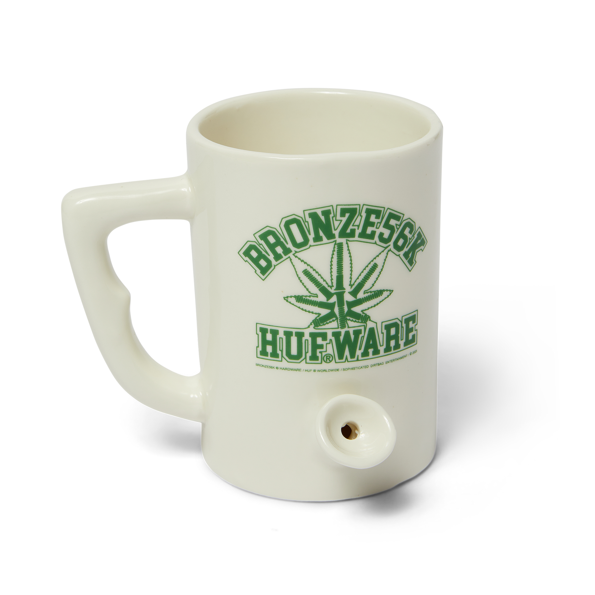 HUF X Bronze 56k Early Riser Mug - (White)