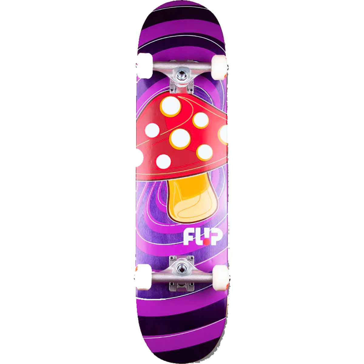 Flip Pop Shroom Complete Skateboard - Purple 7.75