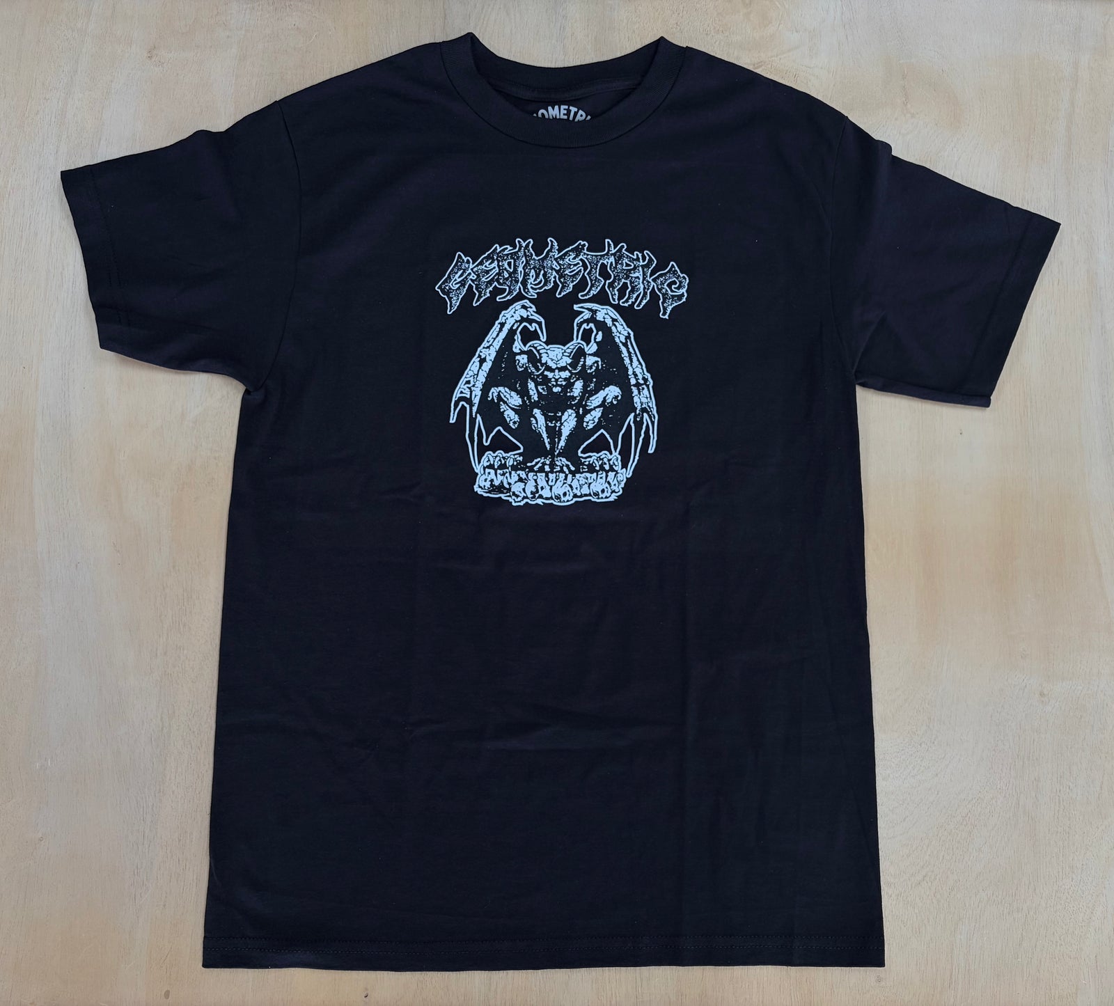 Geometric Gargoyle Shop Tee - Black