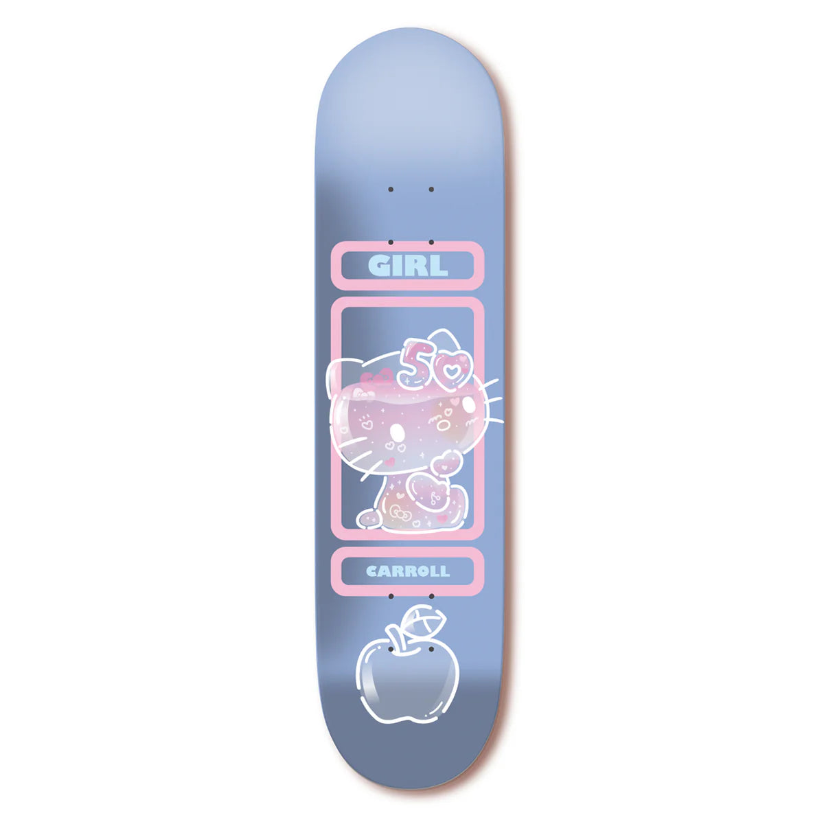 Girl Carroll Hello Kitty 50th Anniversary Skate Deck - (8.37)