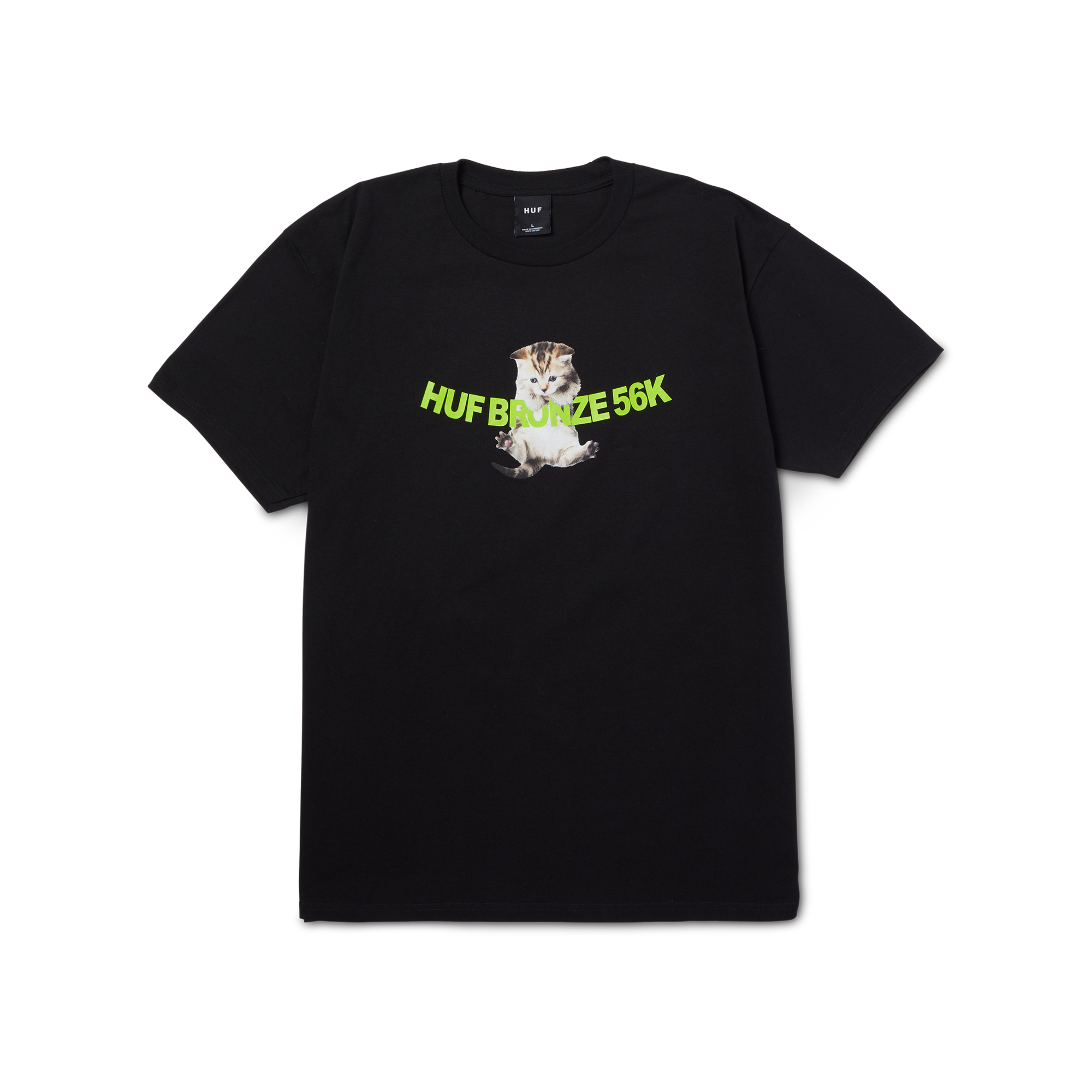 HUF X Bronze56k "Hang in There" S/S Tee - (Black)