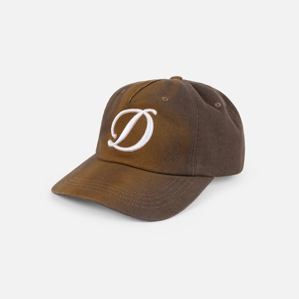 Dime Cursive Denim Hat- (Brown)