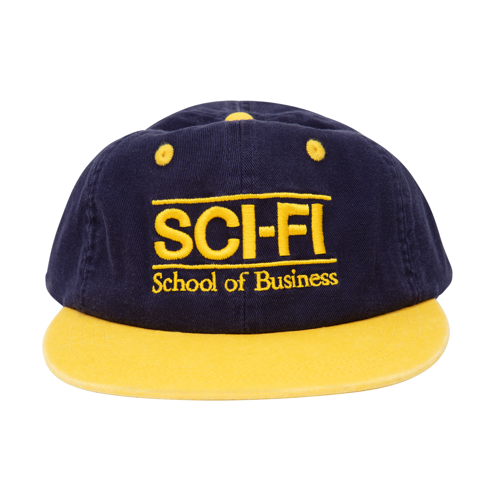 Sci-Fi School Of Business Hat - Navy/Yellow