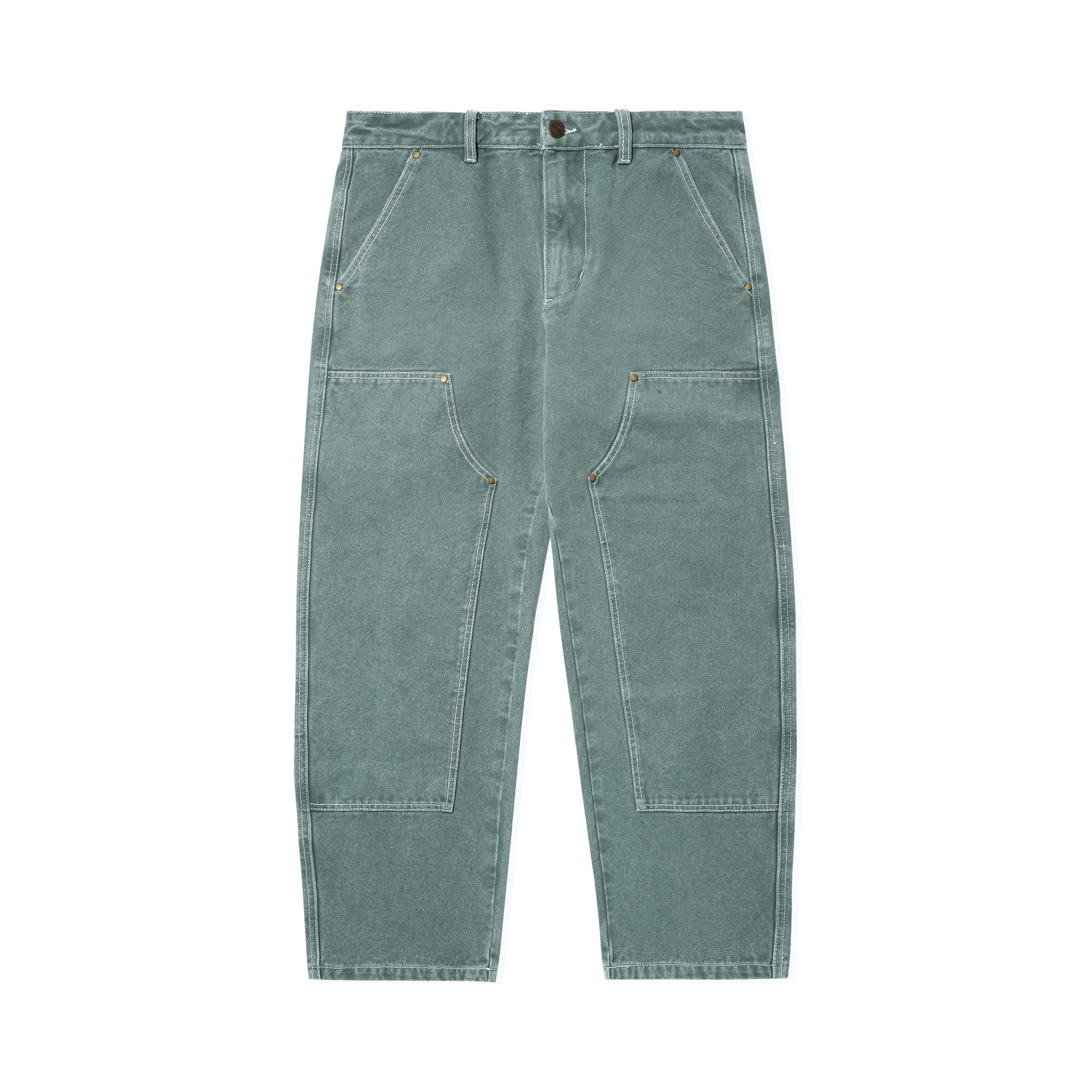 Butter Goods Work Double Knee Pants - Washed Fern