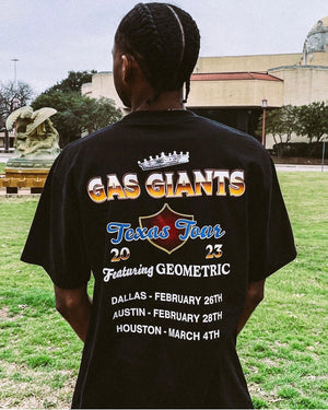Geometric X Gas Giants Texas Tour Tee