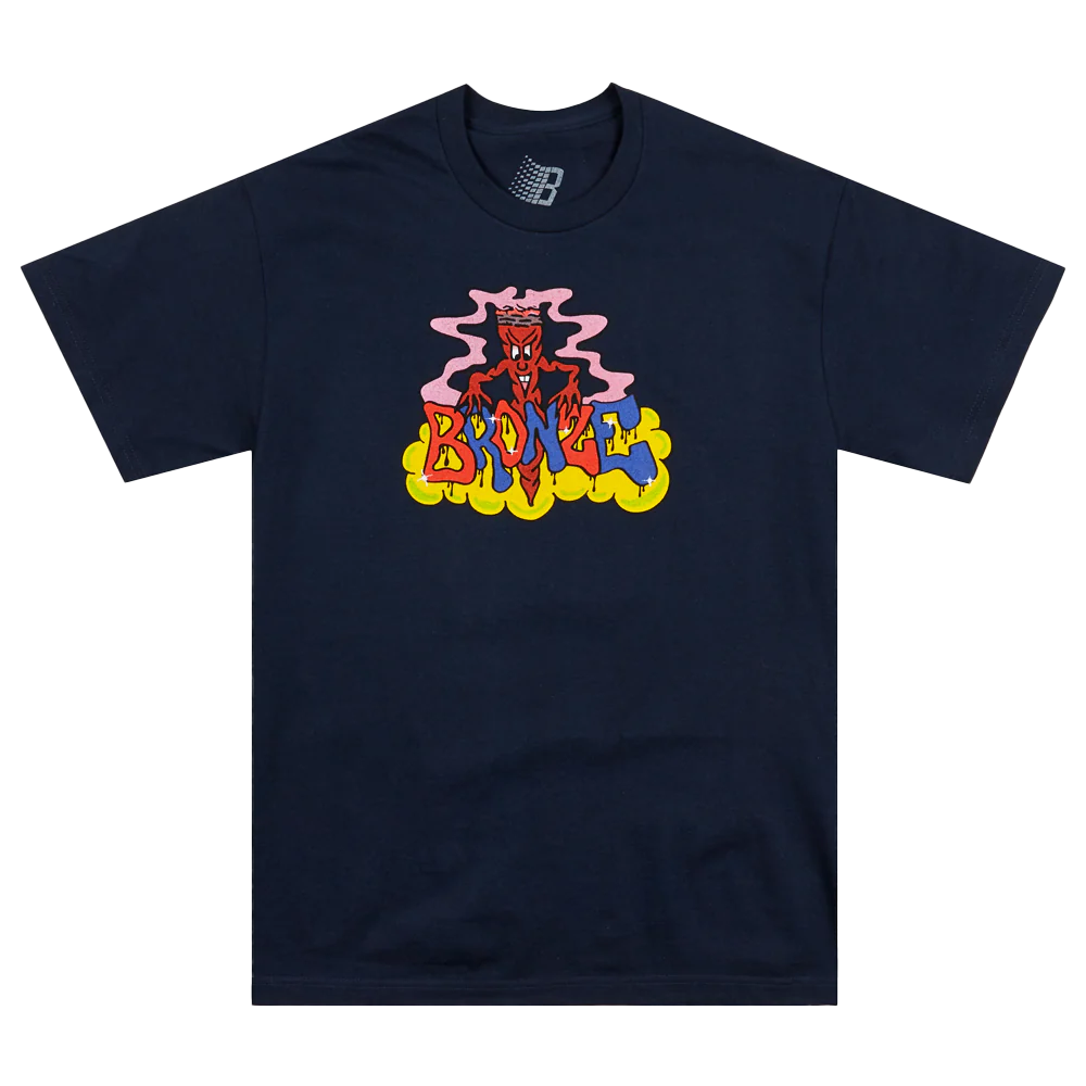 Bronze 56k Mr. Blunt Tee - (Navy)