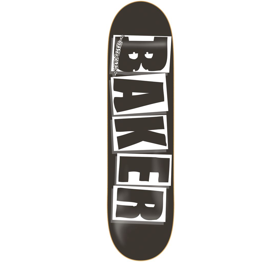 Baker Brand Logo (Blk/Wht) Deck - (8.125)