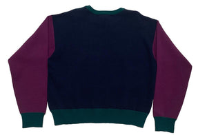 Bronze 56K Old E Sweater (Purple/Teal)