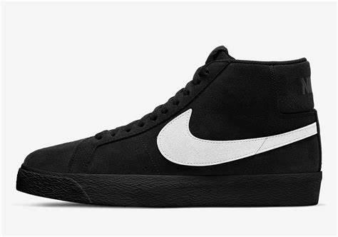Nike SB Blazer Mid (Black/White-Black-Black)