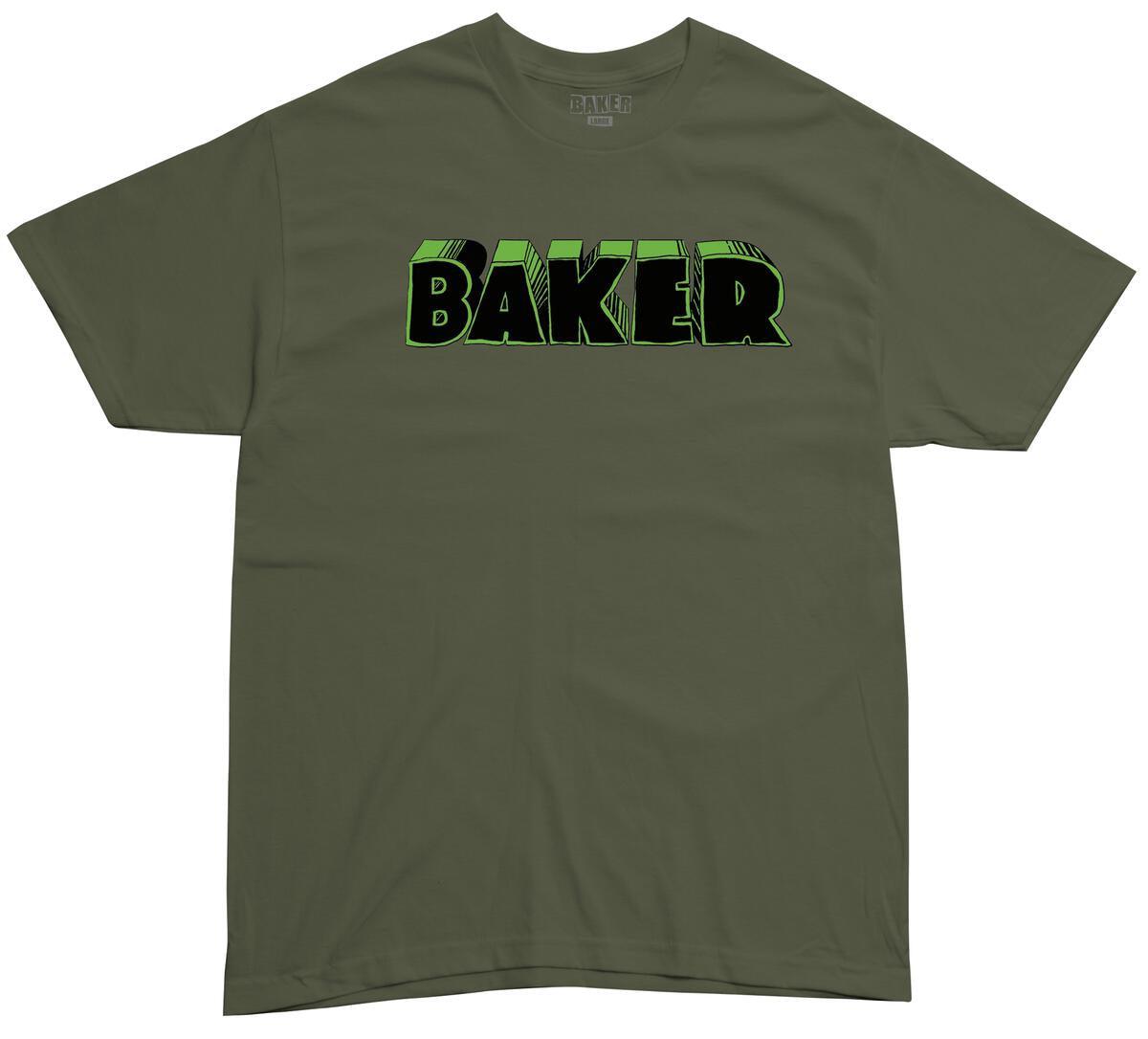 Baker Bold Tee - Military Green